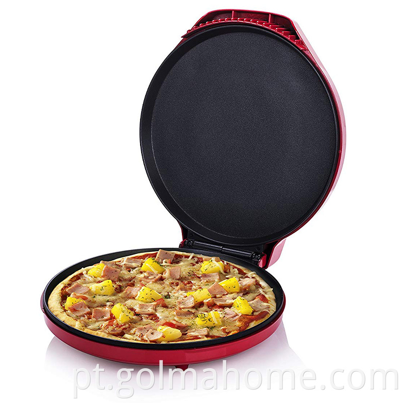 Mini forno elétrico portátil para pizza doméstico barato de 220V com função de alarme temporizador